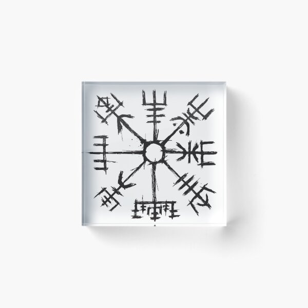 Viking Compass Vegvisir Acrylblock