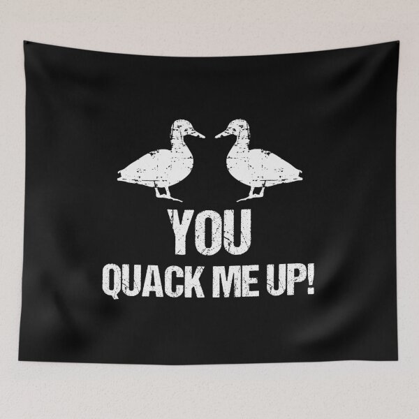 Item preview, Funny Duck You Quack Me Up Distressed designed and sold by LarkDesigns.