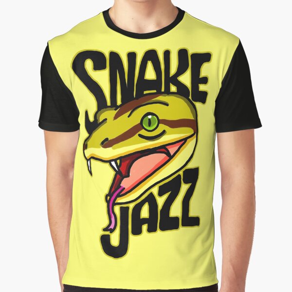 Snake Jazz Rick and Morty™ featuring Slippy the Snake from Season 4 Graphic T-Shirt