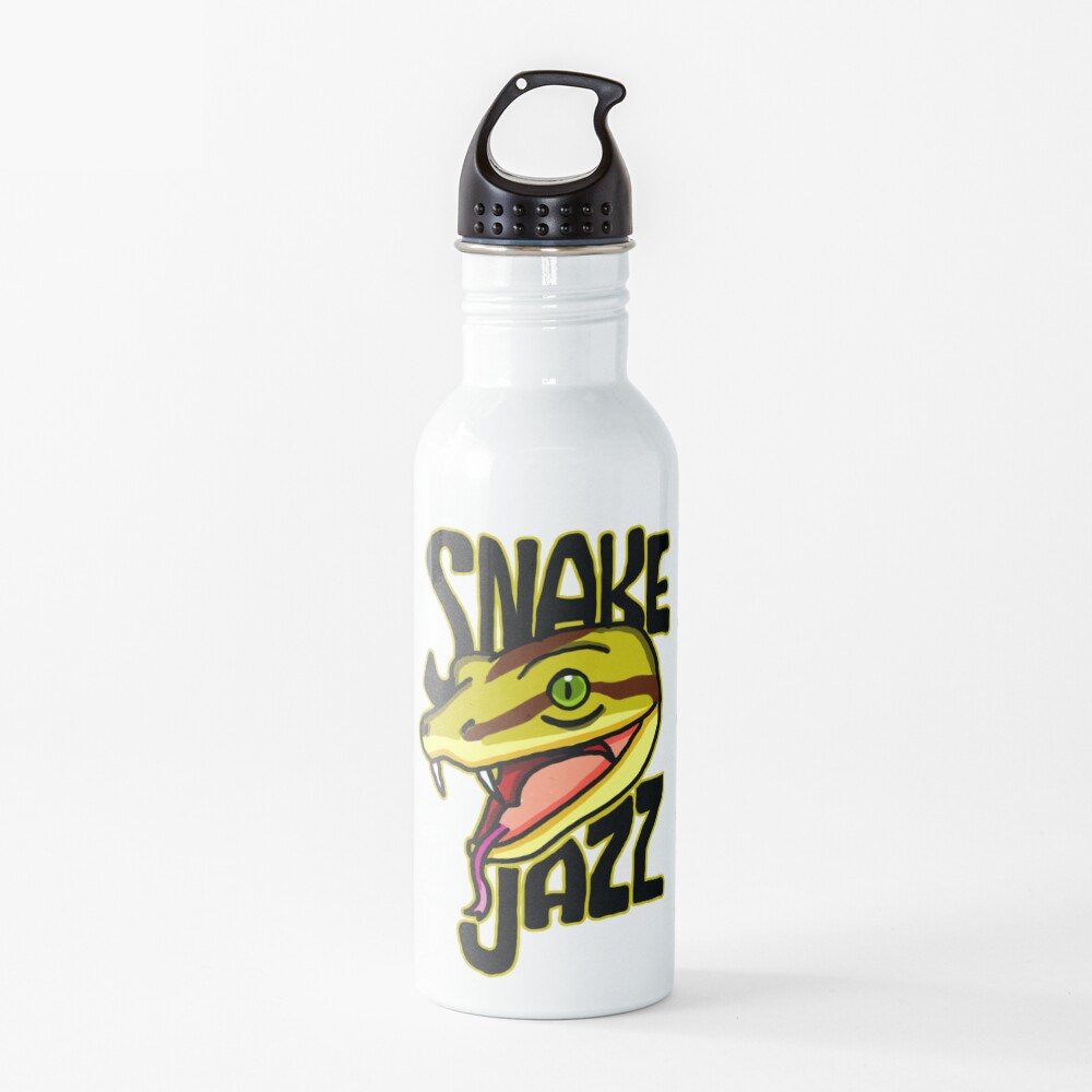 Snake Jazz Rick and Morty™ featuring Slippy the Snake from Season 4 Water Bottle
