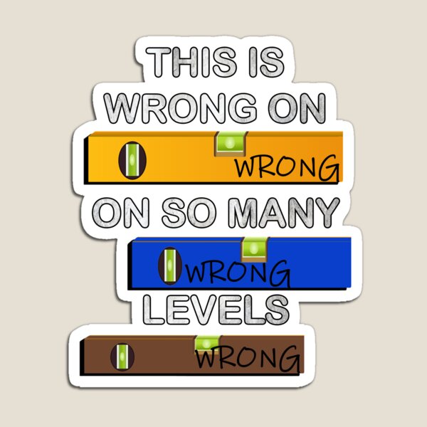 Item preview, Funny Puns, This Is Wrong On So Many Levels, Fun Construction Worker DIY Gifts designed and sold by Cute & Sassy Custom Gifting Boutiques.