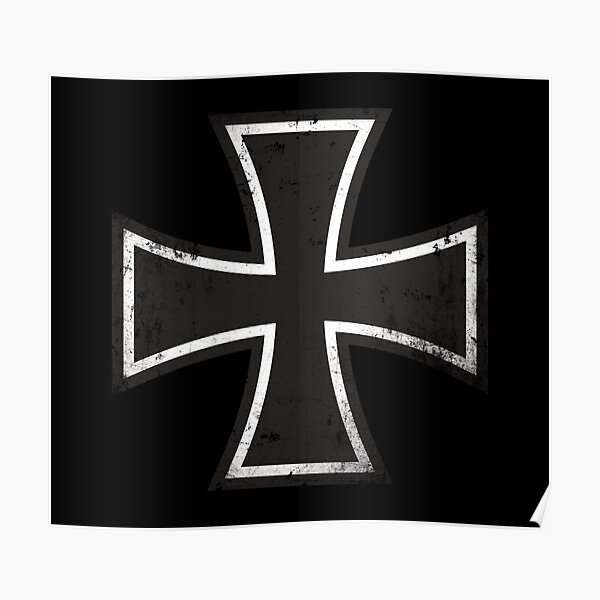 German Iron Cross Poster