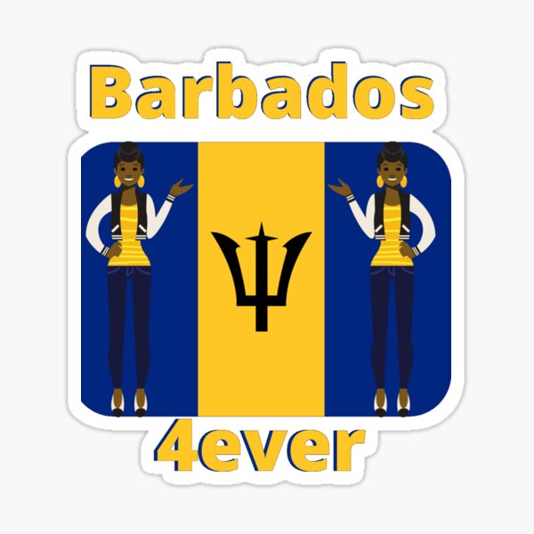 Barbados 4ever Sticker