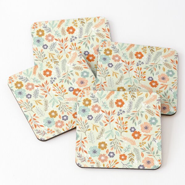 Item preview, Girly field flowers designed and sold by ECLECTICimprint.