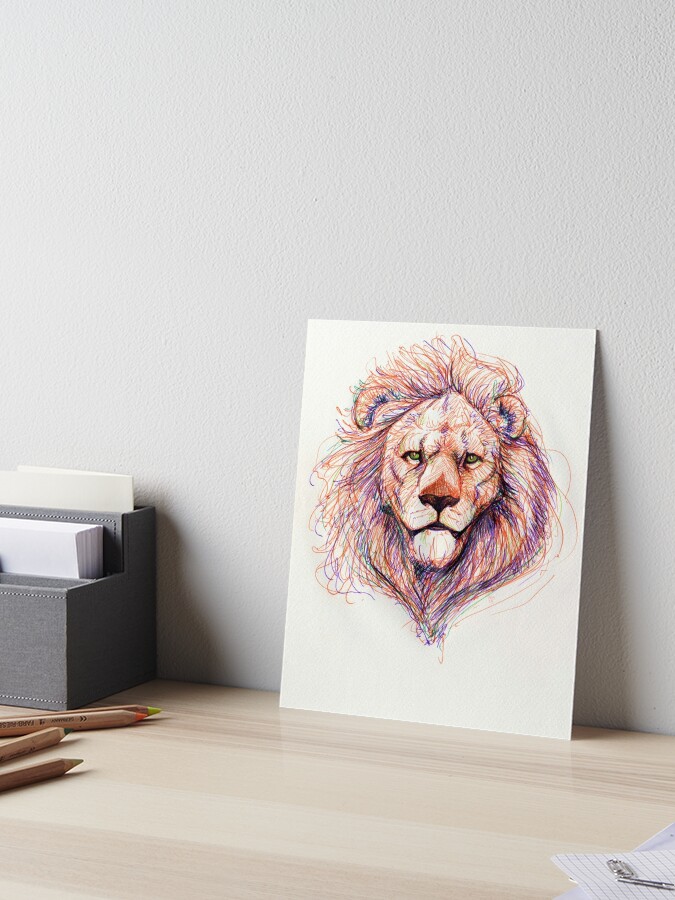 Narnia - Aslan Art Print for Sale by kixbaxrelax