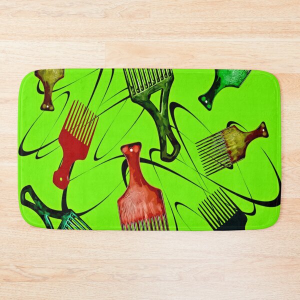 Item preview, Afro Comb - Green designed and sold by Yamy Morrell Art and Design.