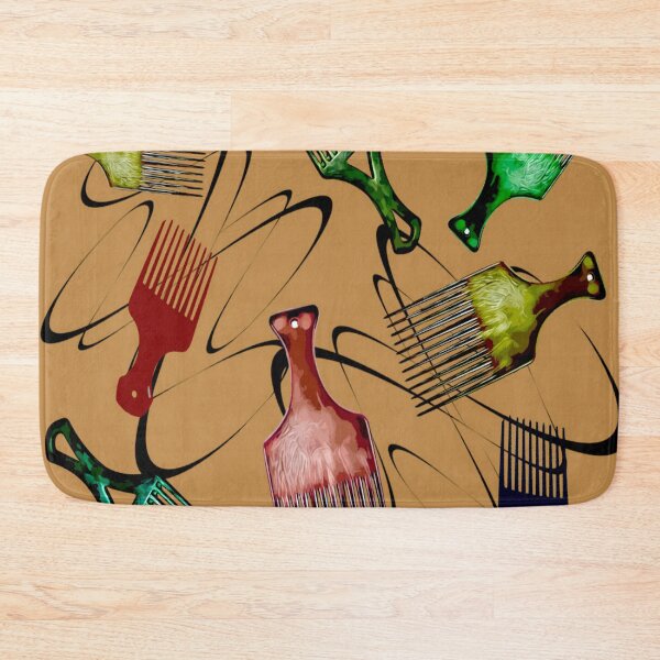 Item preview, Afro Comb-Brown designed and sold by Yamy Morrell Art and Design.