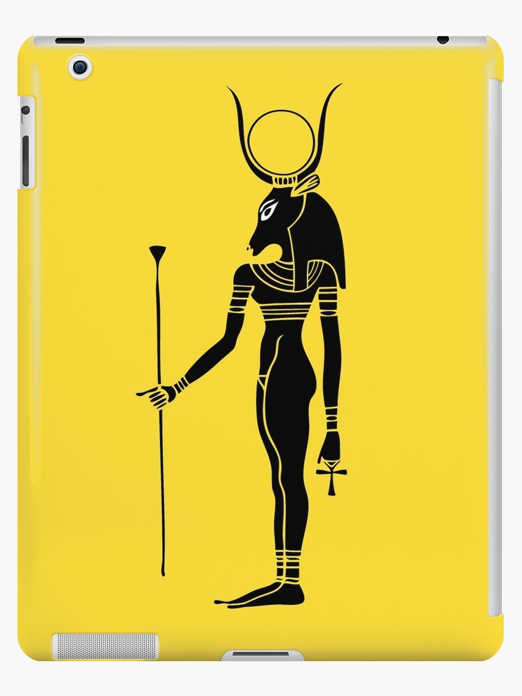 Agyptische Gottin Hathor Ipad Hulle Skin Von Smaragdas Redbubble