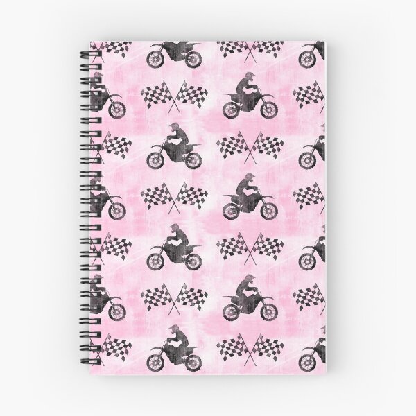 Item preview, Motocross - rider and flag (pink) designed and sold by littlearrow.