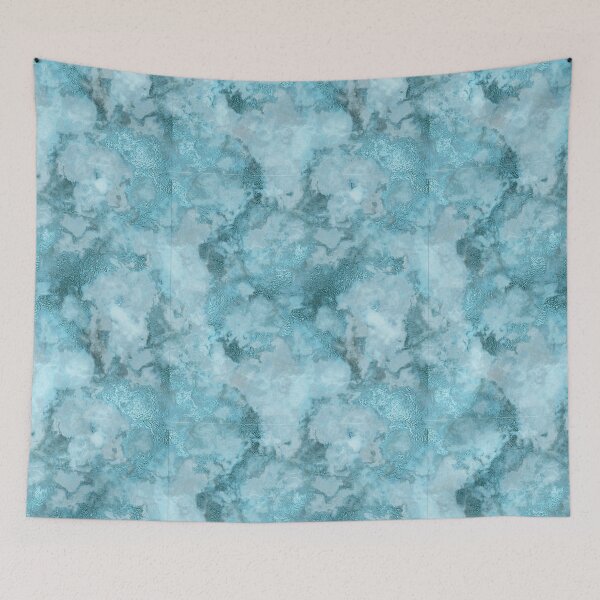 Item preview, Teal Marble designed and sold by Strawflower Oasis.