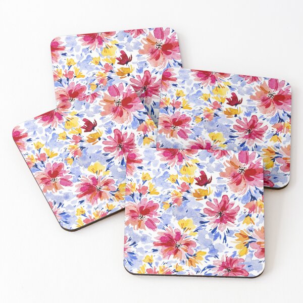 Item preview, Watercolour flowers designed and sold by ECLECTICimprint.