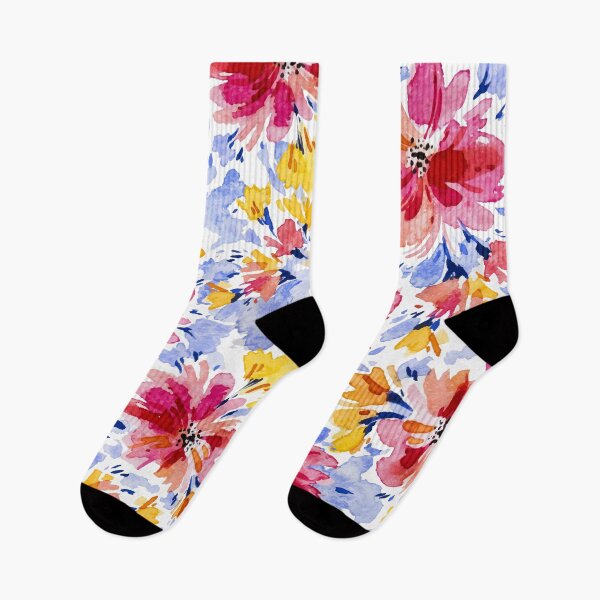 Item preview, Watercolour flowers designed and sold by ECLECTICimprint.