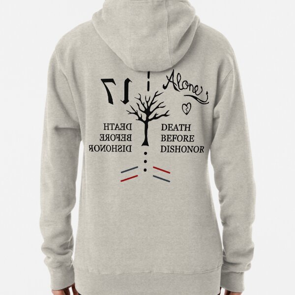 revenge pinstripe hoodie