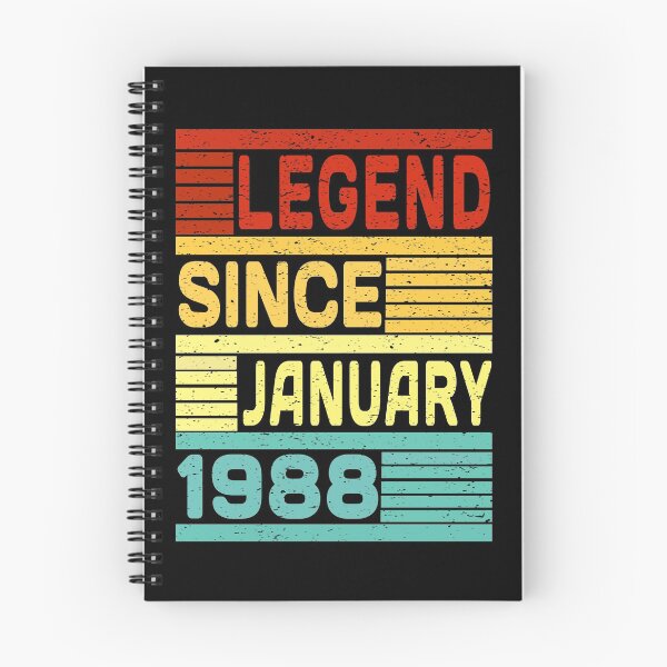 Item preview, 32nd Birthday Gift Gold Vintage 1988 Legend Since January 1988 designed and sold by Fatimah Saeed.