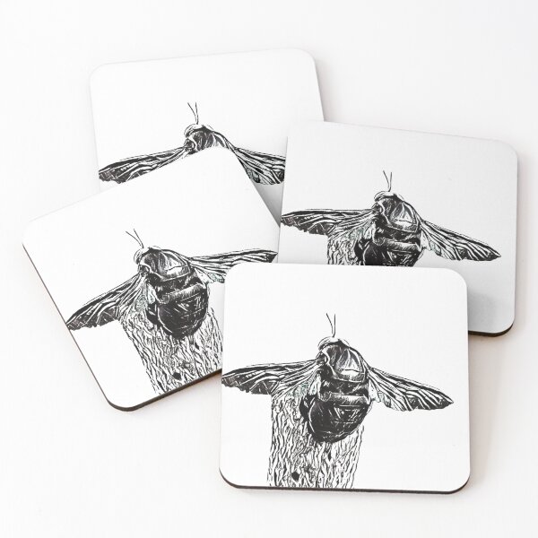 Item preview, Carpenter Bee on stump designed and sold by Bhathiya.