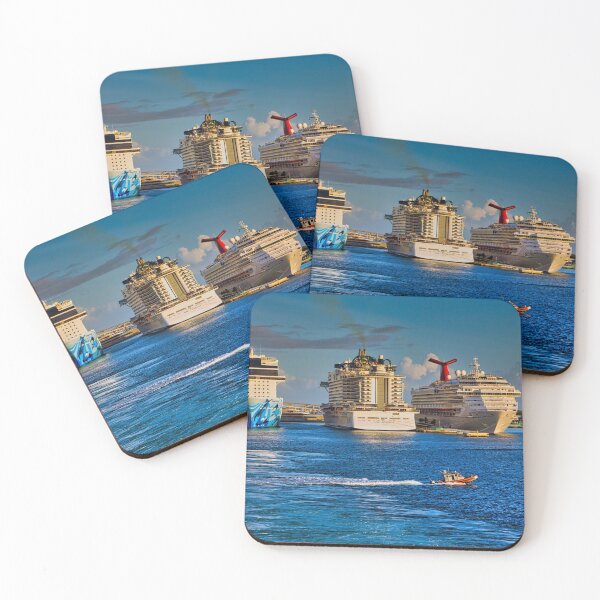 Item preview, Pilot Boat Past Cruise Ships designed and sold by dbvirago.