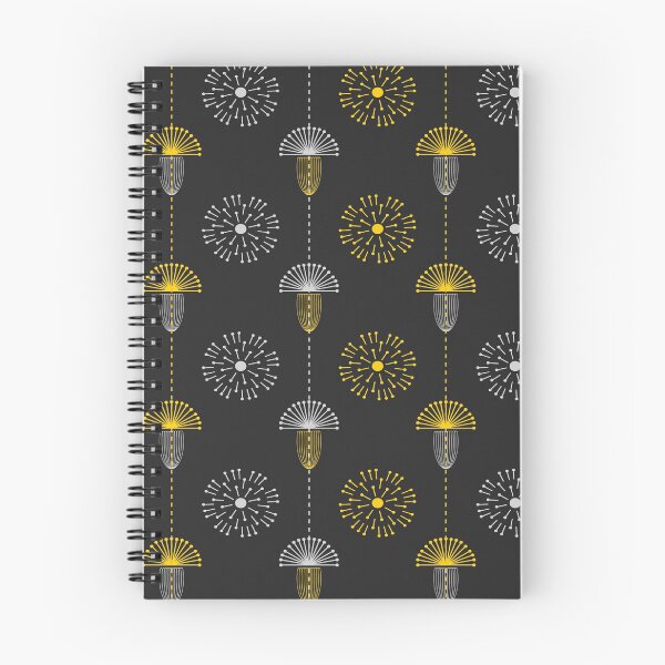 Item preview, yellow & black dandelion pattern designed and sold by lanolga.