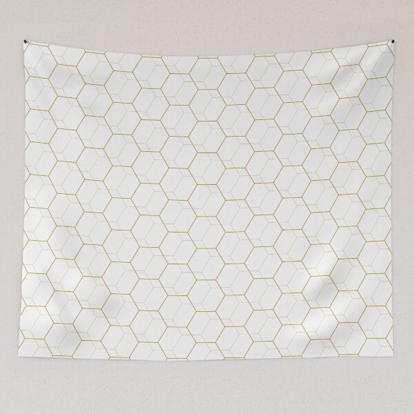Item preview, Geometric Hex Pattern Copper | Gold designed and sold by SJ Designs.