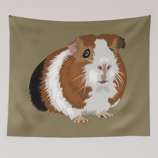 Item preview, Tri Color Guinea Pig Pet designed and sold by 3sistersrock.