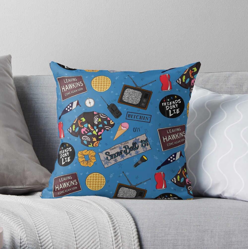 Eleven Character Collage • ST Throw Pillow