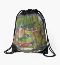 PABLO PICASSO watercolor portrait.6 Drawstring Bag