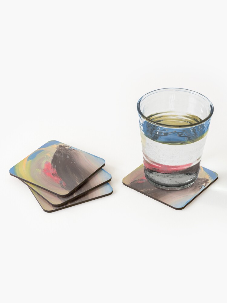 Alternate view of Love Might as Well Be An Ocean Away Coasters (Set of 4)