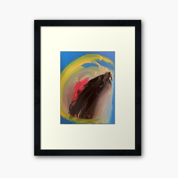 Love Might as Well Be An Ocean Away Framed Art Print