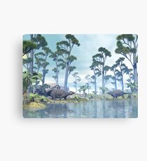 Ankylosaurus Canvas Print