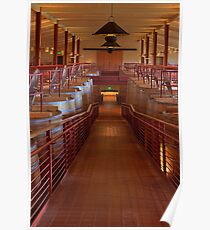 Red Wine Vats (Robert Mondavi Winery, Napa Valley, California) Poster