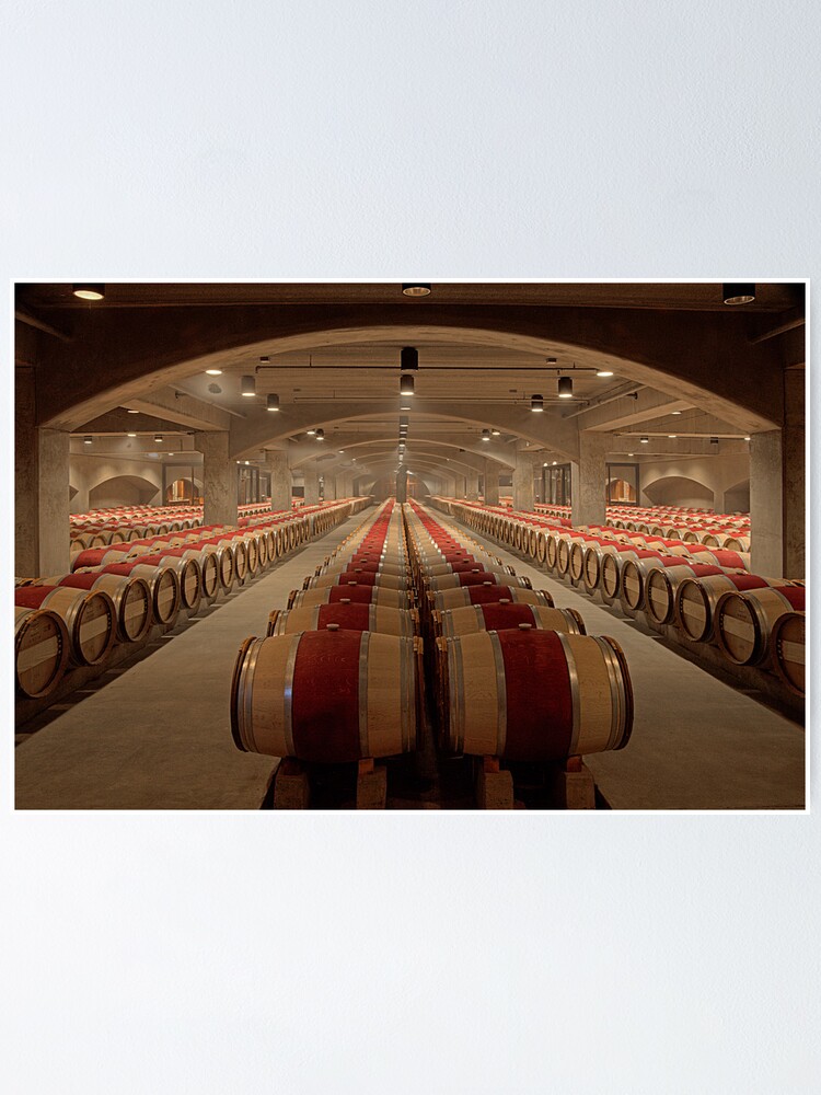 "Wine Cellar (Robert Mondavi Winery, Napa Valley, California)" Poster