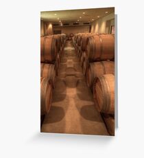 White Wine Aging Room (Robert Mondavi Winery, Napa Valley, California) Greeting Card