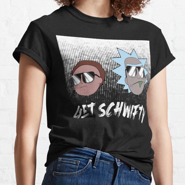 Get Schwifty - Rick and Morty™ wearing sunglasses and ready to completely letting loose while partying! Classic T-Shirt