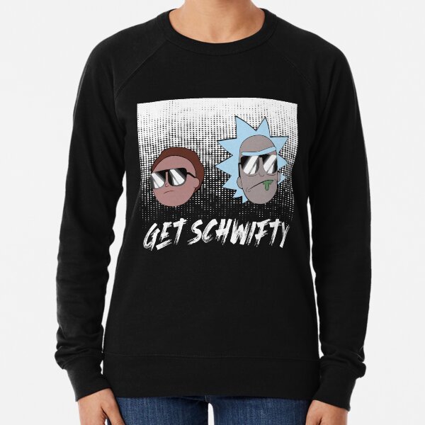 Obtenez Schwifty - Rick et Morty ™ portant des lunettes de soleil et prêt à vous détendre complètement pendant la fête! Sweatshirt léger