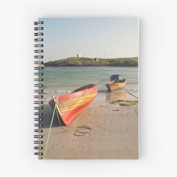 Item preview, Boats in the harbour, Scarinish - Tiree, Scotland designed and sold by laurawhitaker.