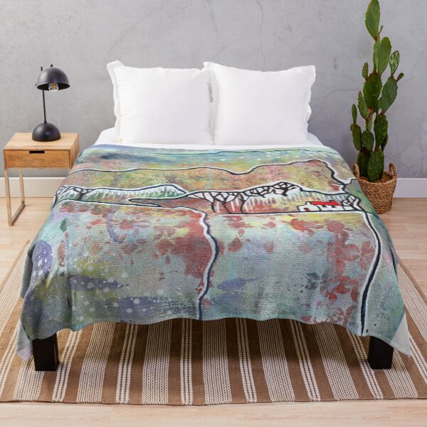 Seasons 14 - landscape Throw Blanket