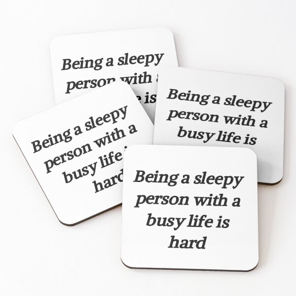 Item preview, Sleepy person with busy life designed and sold by KataKiss.