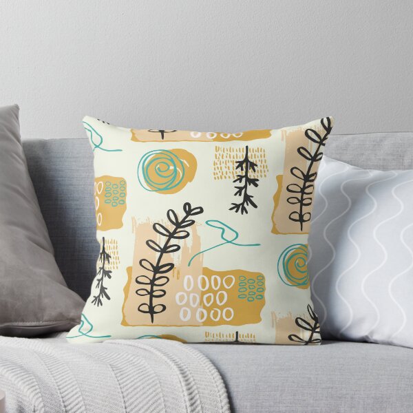 Item preview, Florally No.8 - Hand drawn abstract floral bold playful surface pattern graphic design designed and sold by SunbeamPatterns.