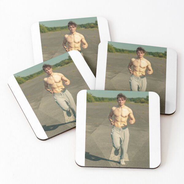 Item preview, Young adult male jogging shirtless designed and sold by Ben Gingell.