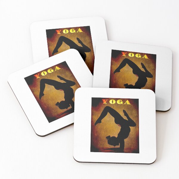 Item preview, Yoga Forearm Stand Brown Background designed and sold by SadSacDesigns.