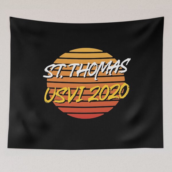 Aperçu de l'œuvre St. Thomas USVI 2020 créée et vendue par Zagach Letters.