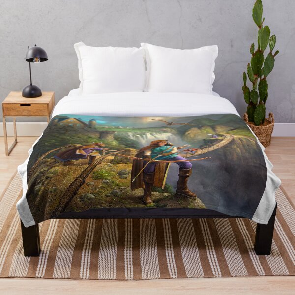 Das Schwarze Auge Fleecedecke