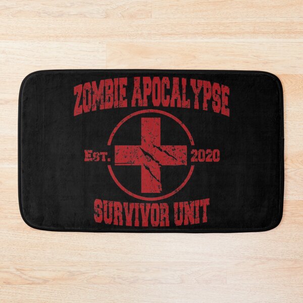Item preview, Red Zombie Apocalypse Survivor Unit designed and sold by Spoof-Tastic.