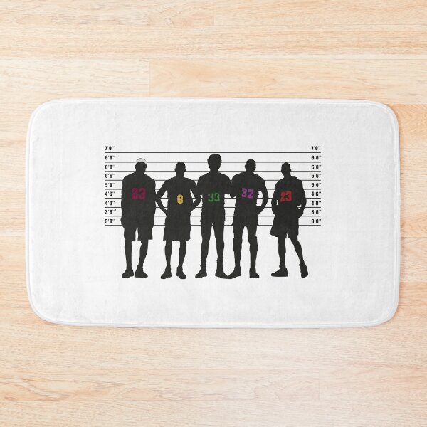 Item preview, The GOAT Lineup - Lebron,Kobe,Bird,Magic,MJ designed and sold by COURT-VISION.