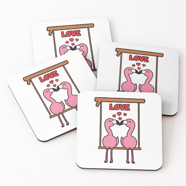 Item preview, The cute flamingo couple designed and sold by nmdesigns1.