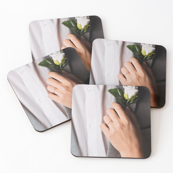 Item preview, White Wedding Boutonnière designed and sold by RelativeMotion.