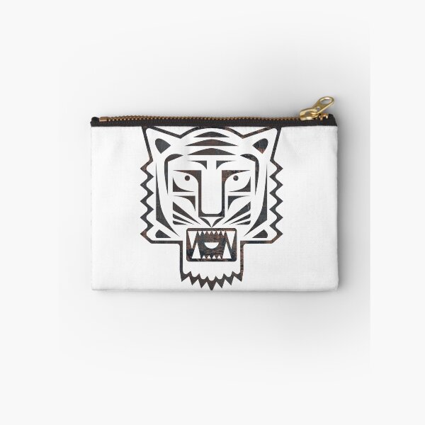 Item preview, Tiger angry head. Black tattoo design. Geometric line style. Animal portrait.  designed and sold by EEgnat.