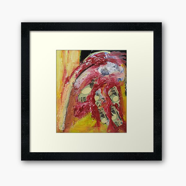 Falling World Economy, 2008 Framed Art Print