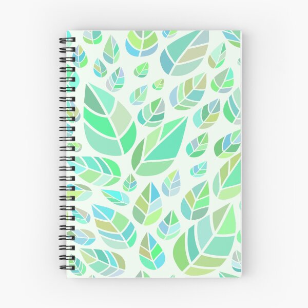 Item preview, Seamless pattern of stylized spring leaves designed and sold by leen12 Art Designs Prints.