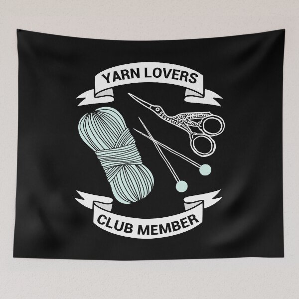 Item preview, Miembro del Club Yarn Lovers - divertido regalo de tejer designed and sold by kapotka.