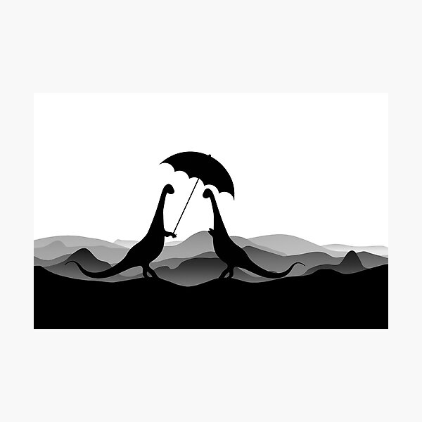 Artikel-Vorschau von DINO LOVE UMBRELLA - Dinosaurs with Umbrella - Dino Collection, designt und verkauft von 11pixeli.